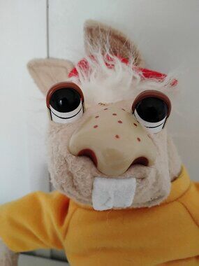Vintage Shari Lewis Lamb chop 1993 Charlie horse plush puppet